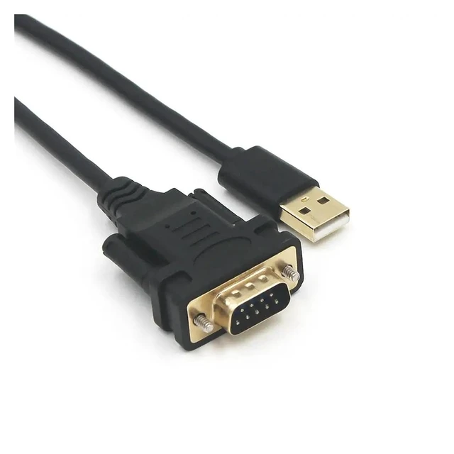 Alt view image 4 of 7 - USB to RS232 DB9 Serial Cord Male Connector Converter Adapter F&T>D*I Chip Black 6ft Support Win10 8 7 XP an/DRO/id Linux