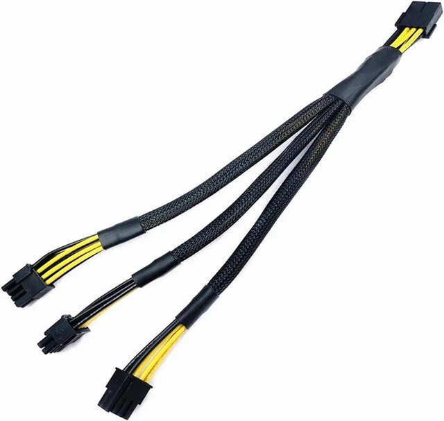 Main image of 16AWG GPU PCIe 8Pin Female to Dual 3X 8-Pin 6+2Pin