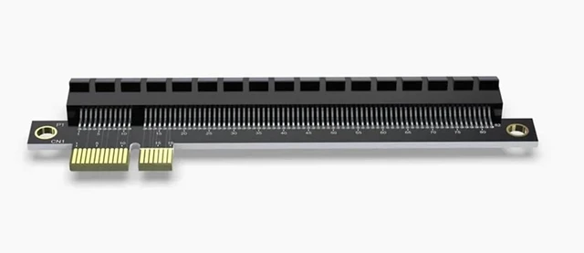 Alt view image 2 of 6 - PCI-E1X to 16X PCI Express Riser Card X1 to X16