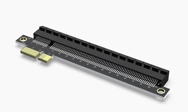 Alt view image 6 of 6 - PCI-E1X to 16X PCI Express Riser Card X1 to X16