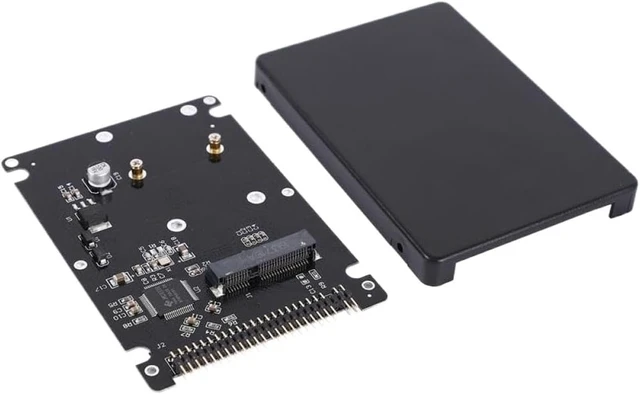 Alt view image 2 of 6 - 44-Pin mSATA to 2.5-Inch IDE/PATA Adapter Converter Card with Protective Case
