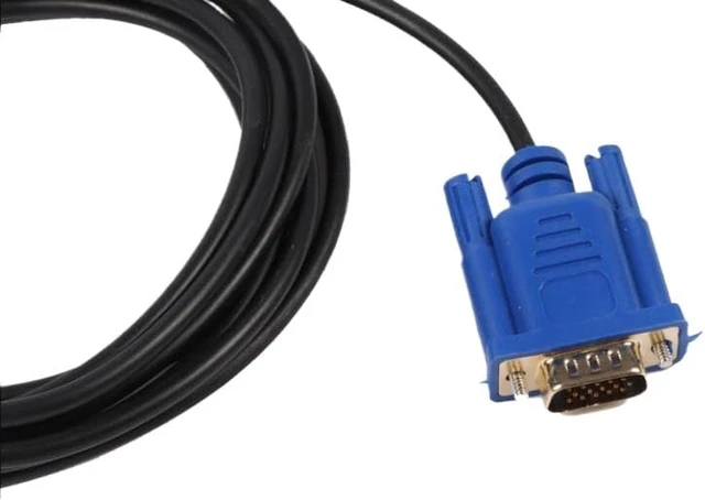 Alt view image 5 of 6 - HDMI to VGA Adapter Male to Male 15 Pin HD-15 Supports 1080P Compatible with HDTV