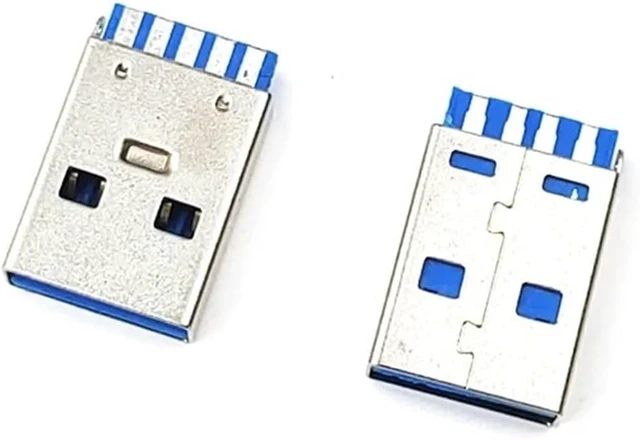 Alt view image 2 of 5 - 5/10PCS USB 3.0 Type-A Male Connector for High-Speed Data Transmission - Ideal for DIY Charging & Data Cable Projects(10PCS)