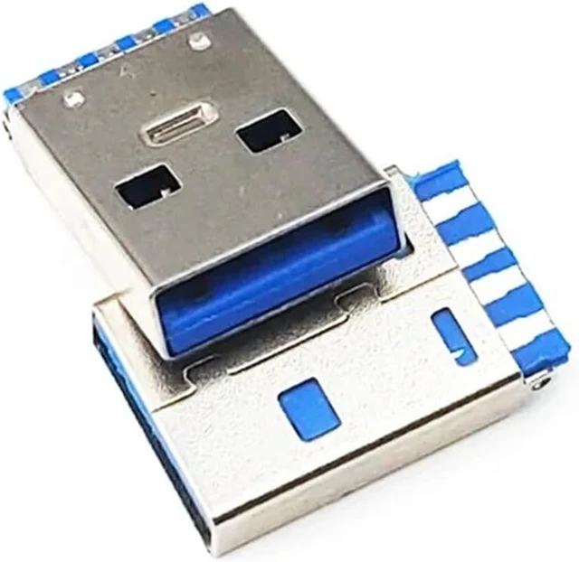 Alt view image 3 of 5 - 5/10PCS USB 3.0 Type-A Male Connector for High-Speed Data Transmission - Ideal for DIY Charging & Data Cable Projects(10PCS)