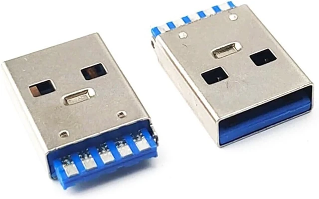 Alt view image 4 of 5 - 5/10PCS USB 3.0 Type-A Male Connector for High-Speed Data Transmission - Ideal for DIY Charging & Data Cable Projects(10PCS)