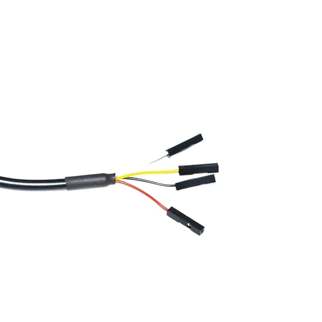 Alt view image 4 of 5 - USB to RS232 CONVERTER 4PIN 4 WAY JUMPER DEBUG DOWNLOAD CABLE with PINOUT VCC GND TXD RXD(3 metres), FT232RL Chip