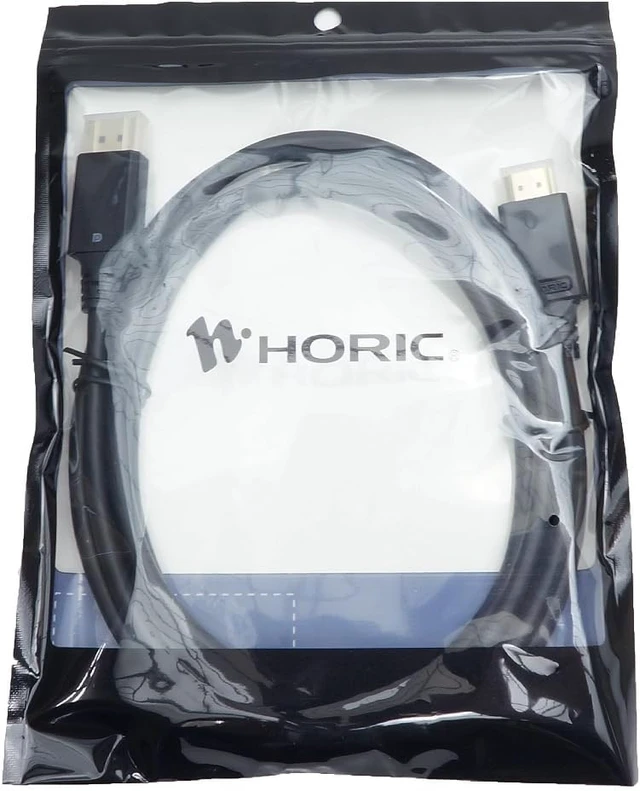 Alt view image 7 of 7 - (HORIC) Horik DisplayPort to HDMI Cable 6.6 ft (2 m) Displayport to HDMI DPHA20-809BB