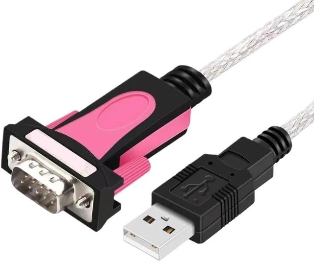 Main image of F&T>D*I USB to RS232 Male DB9 Cable Serial COM Port Adapter Chip F&T>D*I USB R232 Converter Cable