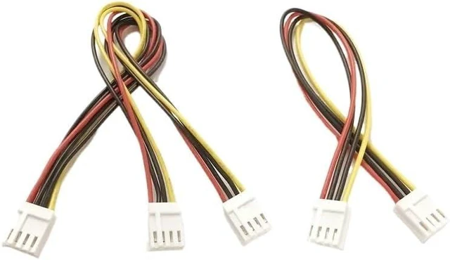 Main image of 10pcs ITX FDD Floppy 4Pin Female 2.54mm to 2X4Pin Female Dual Converter Power Supply Leads Cable Y Splitter