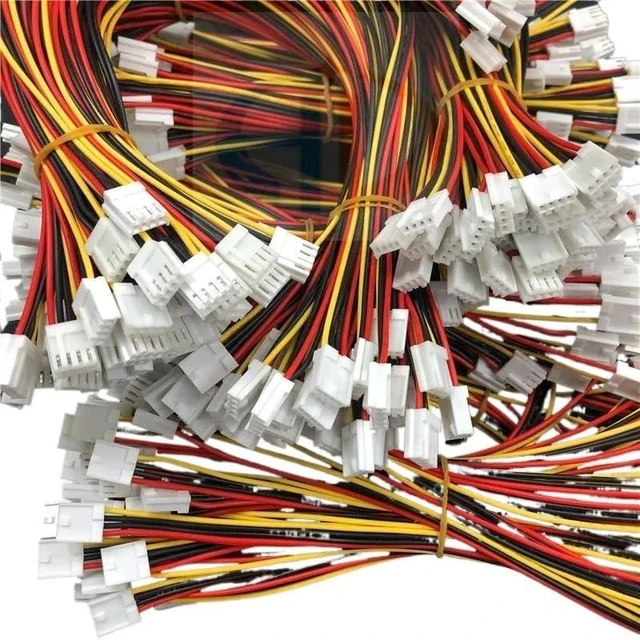 Alt view image 5 of 6 - 10pcs ITX FDD Floppy 4Pin Female 2.54mm to 2X4Pin Female Dual Converter Power Supply Leads Cable Y Splitter