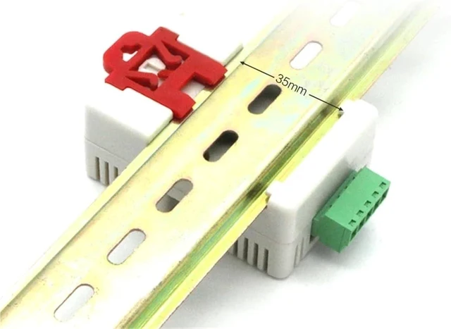 Alt view image 3 of 6 - DIN35 Rail Modbus Rtu RS485 Temperature Humidity Transmitter