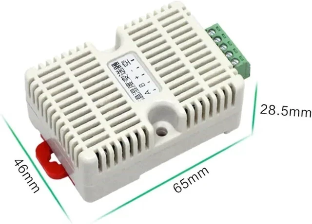 Alt view image 6 of 6 - DIN35 Rail Modbus Rtu RS485 Temperature Humidity Transmitter