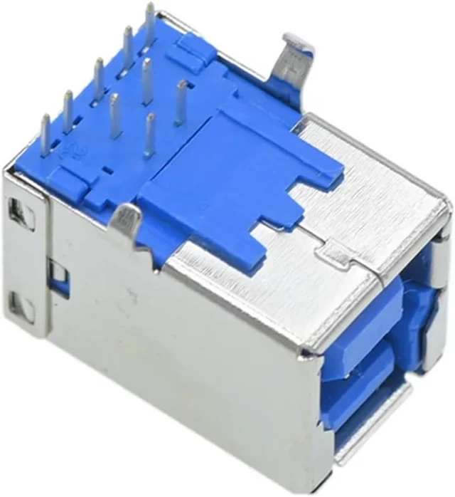 Alt view image 5 of 5 - 5/10PCS USB 3.0 Type B Right Angle Female Jack Connector for Printer Interface Replacement(5PCS)
