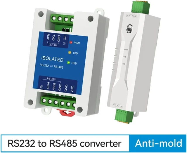 Alt view image 4 of 4 - RS232 to RS485 Converter E810-Z01 Industrial Grade DC 8-28V Power Signal Isolation Lightning ESD Protection RS485 HUB(E810-Z01)