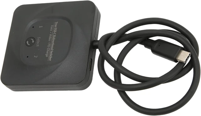 Alt view image 5 of 7 - Focket USB C, 8K 60Hz HD Bi Directional 2 in 1 Out USB C Switcher with One PD 100W Charging for PCs and Computers