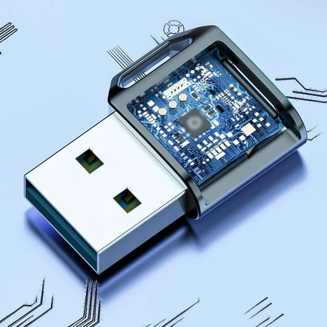 Alt view image 4 of 5 - Revolution Connector Type-C Data Line Double-Sided Transfer Computer Converter(E)