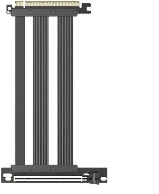 Alt view image 5 of 7 - Durability PCIE5.0 X16 Risers Cable GPU Extension Cable for Graphics, 20cm Long with Plugs and Play(Black)
