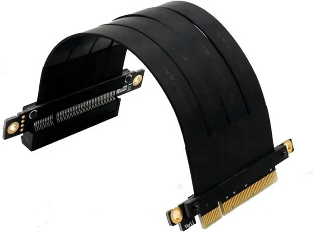 Alt view image 6 of 7 - PCI 4.0/3.0 Riser X16 Cable Graphics Video Card