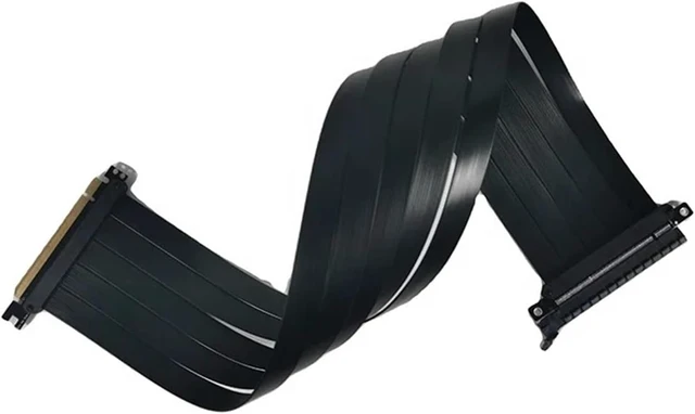 Alt view image 7 of 7 - PCI 4.0/3.0 Riser X16 Cable Graphics Video Card