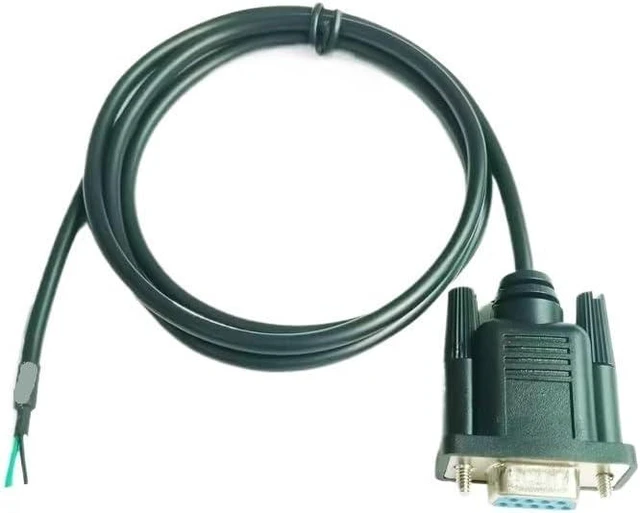 Alt view image 3 of 3 - Satellite Receiver Firmware Update Flash Cable 9 Pin DB9 Female to 3-Pin Terminal Update Upgrade Flash Cable(1.8M)