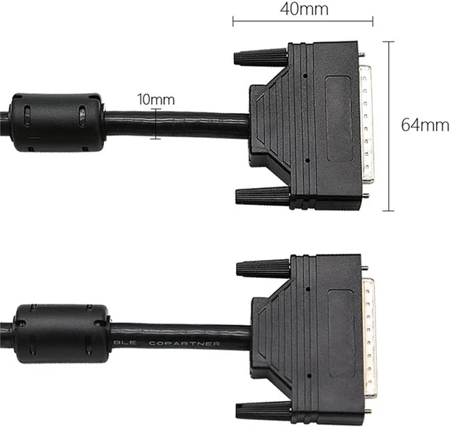 Alt view image 3 of 5 - Connect Cable HPDB68 PIN to DB68 PIN Wire Converter Male to Male Data Transfer Shield Line Adapter