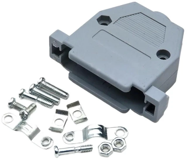 Alt view image 3 of 4 - 5PC DB9 DB15 DB25 DB37 Serial Port Plastic housing 232 Shell Parallel Port housing for DB Adapter for Circuit Board(Shell for DB37)