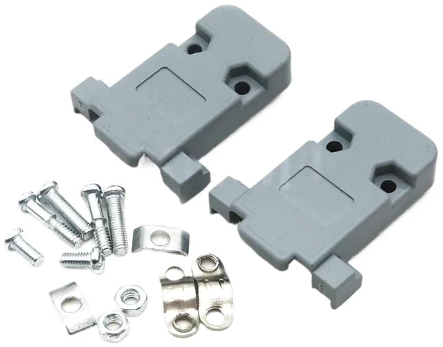 Alt view image 4 of 4 - 5PC DB9 DB15 DB25 DB37 Serial Port Plastic housing 232 Shell Parallel Port housing for DB Adapter for Circuit Board(Shell for DB37)