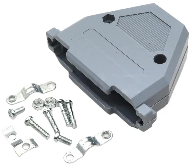 Alt view image 2 of 4 - 5PC DB9 DB15 DB25 DB37 Serial Port Plastic housing 232 Shell Parallel Port housing for DB Adapter for Circuit Board(Shell for DB37)