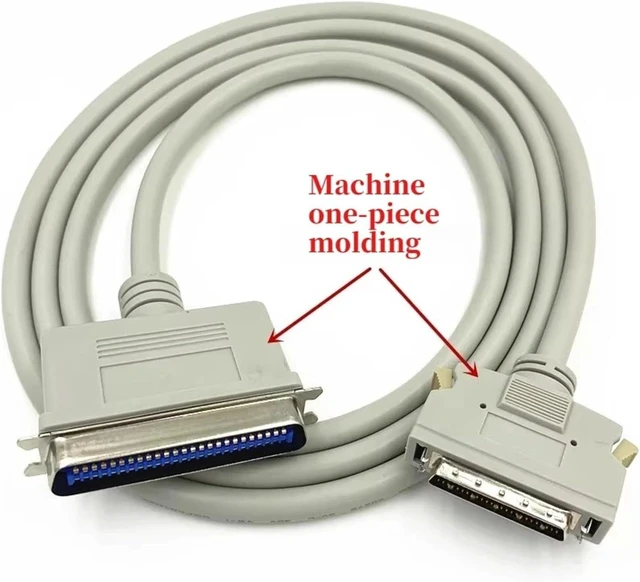 Alt view image 2 of 5 - SCSI Cable HPDB50 to CN50 DB50 Shielded Scanner Recorder Connection Cord(1m)