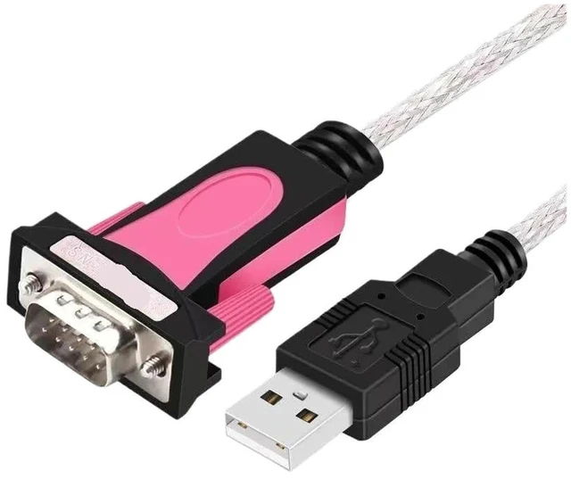 Main image of F&T>D*I USB to RS232 Male DB9 Cord Serial COM Port Adapter Chip & R232 Converter 11/10/ 8.1 7 Vista XP(1m)