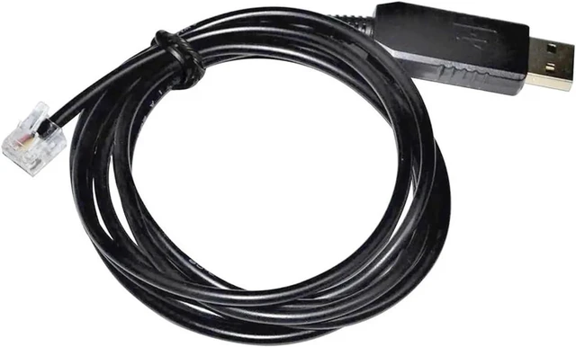 Main image of USB RS232 Serial to RJ12 6P6C PLC Programming Cable with 231XS(1m)