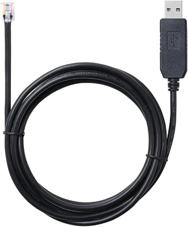Alt view image 4 of 6 - USB RS232 Serial to RJ12 6P6C PLC Programming Cable with 231XS(1m)