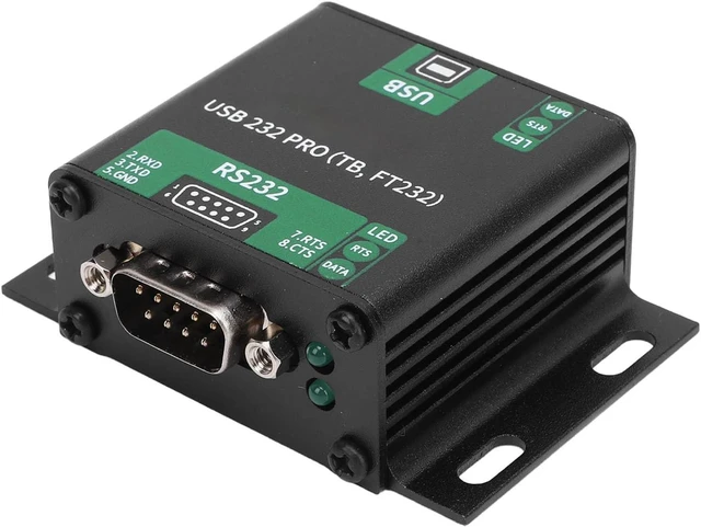 Alt view image 4 of 7 - USB to RS232 Serial Adapter Module with Power and Signal Isolation, Bidirectional DB9 Male Industrial Communicating Converter