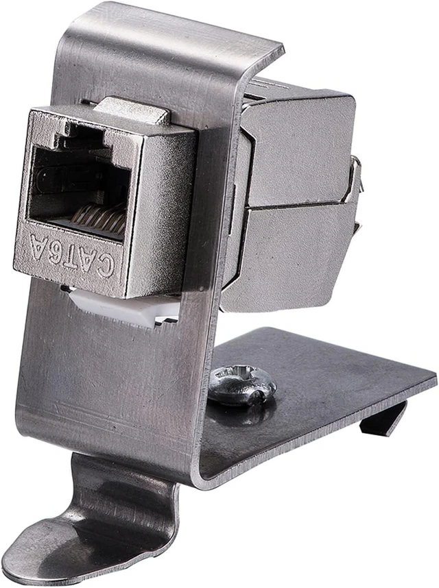 Alt view image 2 of 5 - ROLINE Top-hat Rail Adapter unequipped, for 1 Keystone