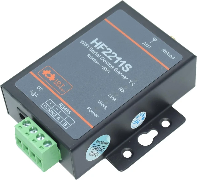 Alt view image 5 of 7 - HF2211S Serial Communication RS485 to WiFi Server