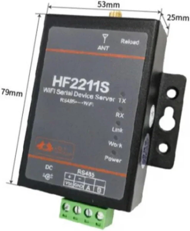 Alt view image 4 of 7 - HF2211S Serial Communication RS485 to WiFi Server