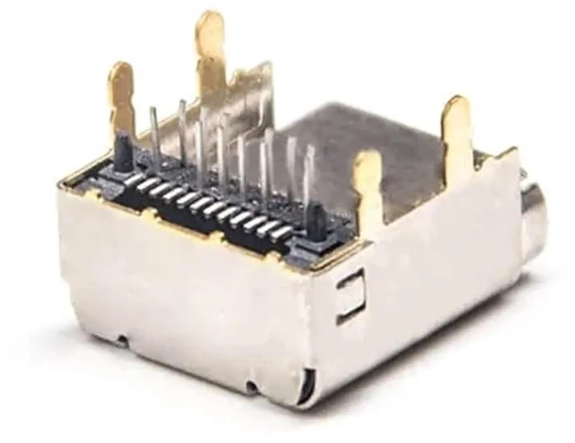 Main image of USB Type C Right Angle 24 Pin Connector Through Hole