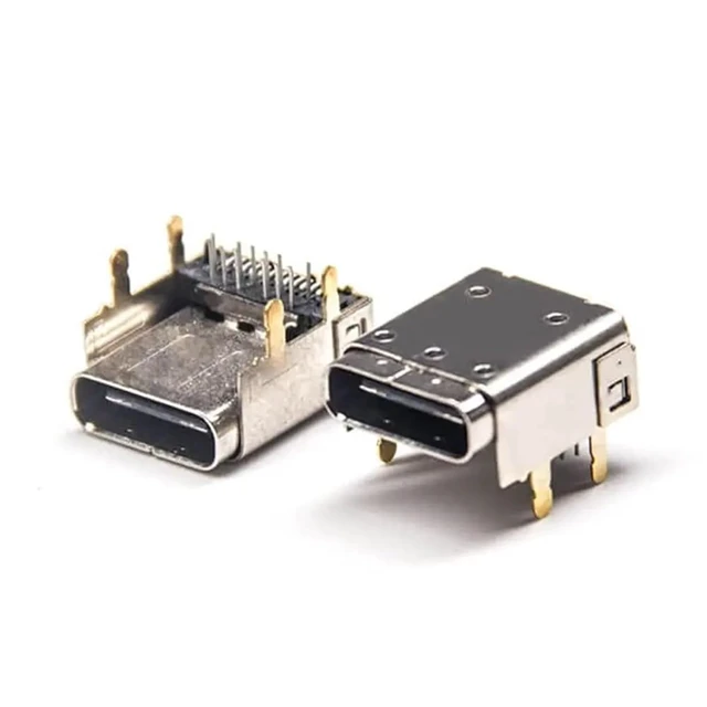 Alt view image 4 of 6 - USB Type C Right Angle 24 Pin Connector Through Hole