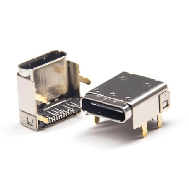 Alt view image 5 of 6 - USB Type C Right Angle 24 Pin Connector Through Hole