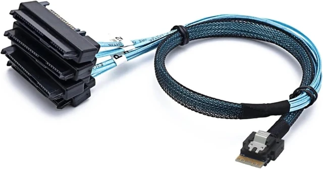 Alt view image 2 of 5 - Reliable Performance PCIE Slimline 4.0 38pin SFF-8654 4i