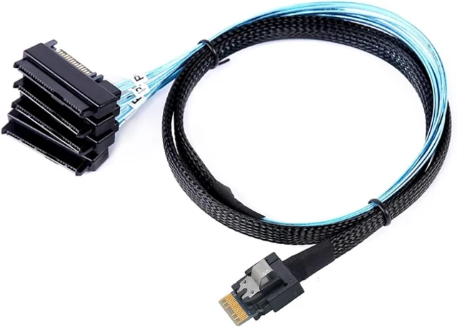 Alt view image 4 of 5 - Reliable Performance PCIE Slimline 4.0 38pin SFF-8654 4i
