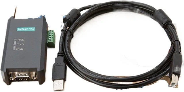 Alt view image 2 of 6 - USB to RS485 RS232 RS422 Signal Industrial Grade Magnetic Isolation Converter 9-pin Serial Cable (Size : Black Gold USB Interface with Base)