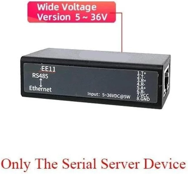 Alt view image 3 of 6 - EE11 EE11A MINI RS485 to Ethernet Modbus Serial Server(EE11 kit 3)