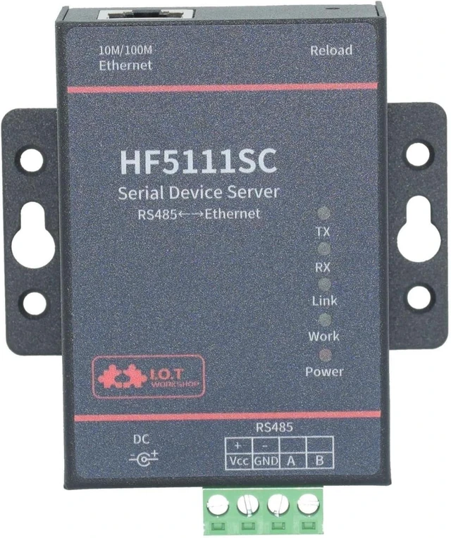 Main image of HF5111SC Modbus Serial Server RS485 to Ethernet
