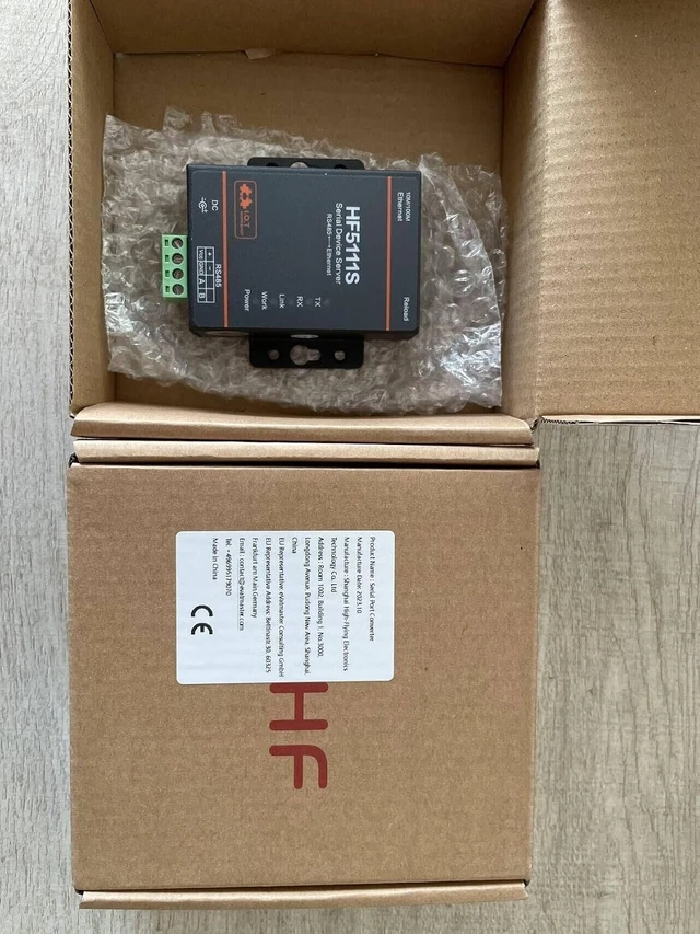 Alt view image 2 of 6 - HF5111SC Modbus Serial Server RS485 to Ethernet