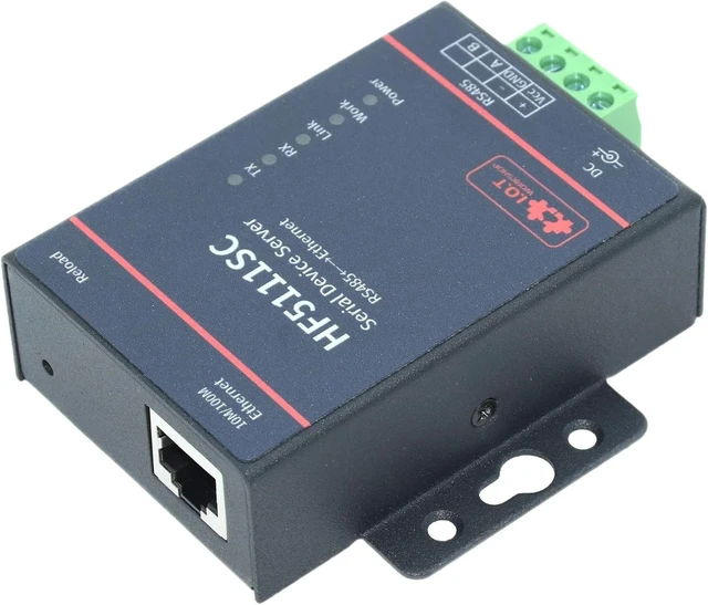 Alt view image 5 of 6 - HF5111SC Modbus Serial Server RS485 to Ethernet