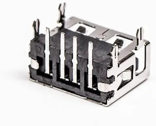 Alt view image 2 of 6 - USB Connector for PCB Mounting Female Through Hole