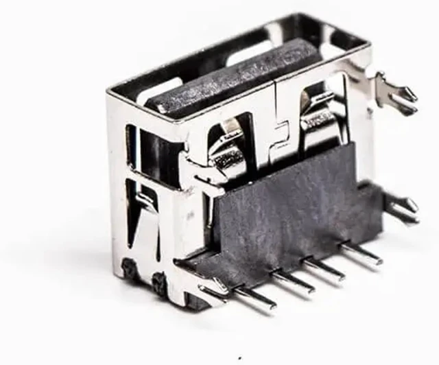 Alt view image 3 of 6 - USB Connector for PCB Mounting Female Through Hole