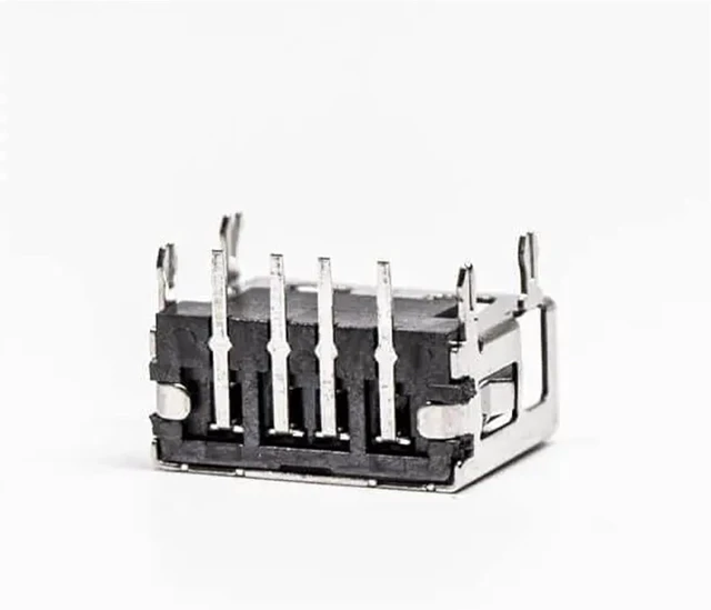 Alt view image 6 of 6 - USB Connector for PCB Mounting Female Through Hole