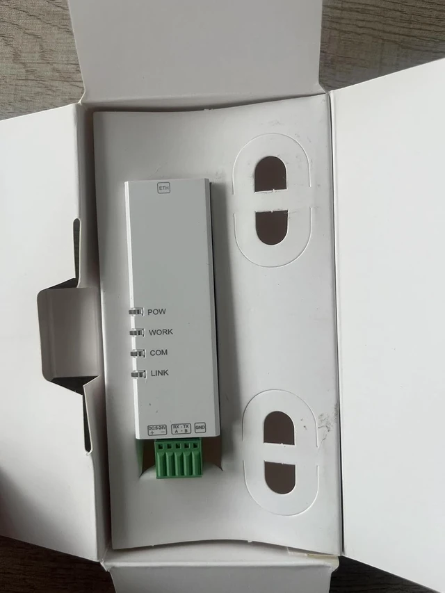 Alt view image 4 of 6 - DIN-Rail Mounting Hole RS232 to Ethernet Converter DR132 1 Port